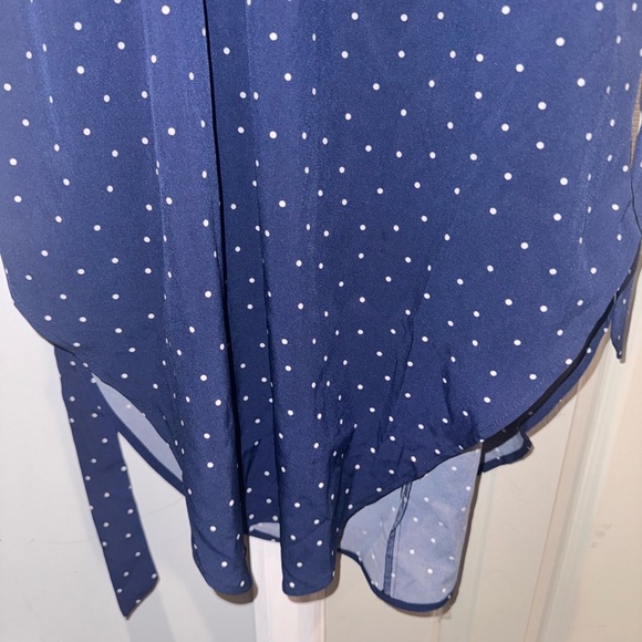 YOINS Navy Polka Dot dress - Picture 4 of 5